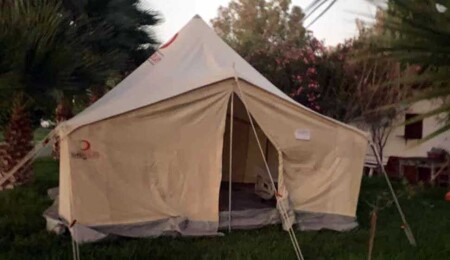 Güzelyurt halkı hastane beklerken ‘çadır’ buldu