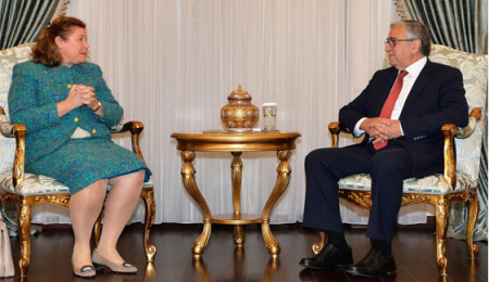 Cumhurbaşkanı Akıncı, Avusturya Büyükelçisi ile görüştü