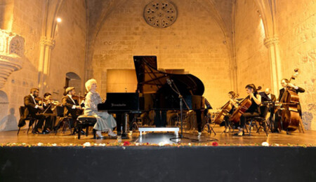 Cumhurbaşkanlığı Senfoni Orkestrası, sezon açılış konseri, Bellapais Manastırı'nda gerçekleştirildi