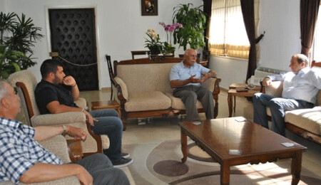 Denktaş, ÇAM-SER heyetini kabul etti