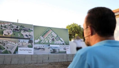 Akçay’da “Rauf Raif Denktaş Parkı” projesı̇ tanıtıldı