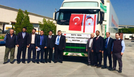 DİN-GÖR SEN ve Din Görevlileri Derneğinden Afrine 1974 kilo hellim