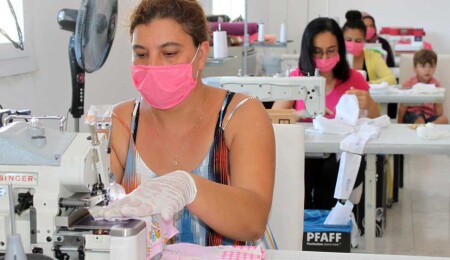 TİKA, ZAYDER’e dikiş atölyesi makineleri sağladı