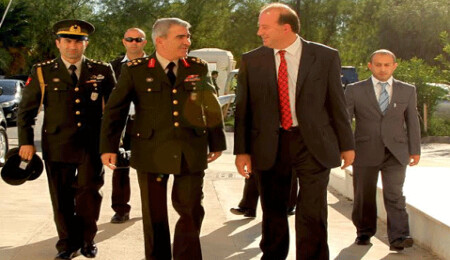 Korgeneral Savaş, Dinçyürek'i ziyaret etti