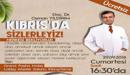Doç. Dr. Osman Yıldırım Obezite Cerrahisi hakkında seminer verecek