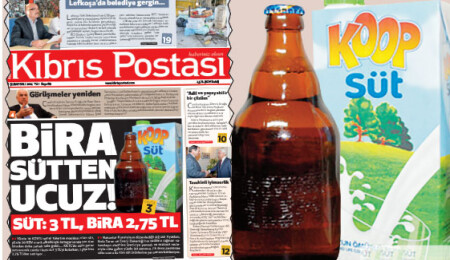 Dört yıl sonra bira yine sütten ucuz