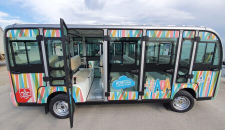 İstanbul Adalar'da fayton yerine kullanılacak elektrikli araçlar görüntülendi