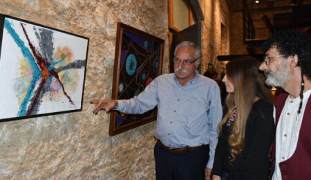 Ekincinin, 'İz' isimli resim sergisi açıldı