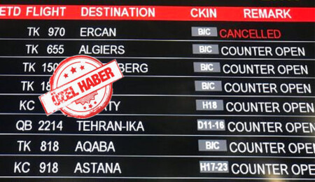 Uçuşlar Pazar gününe kadar durduruluyor!