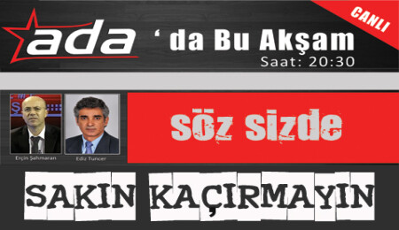 "Söz Sizde" programının konuğu Serdar Denktaş...
