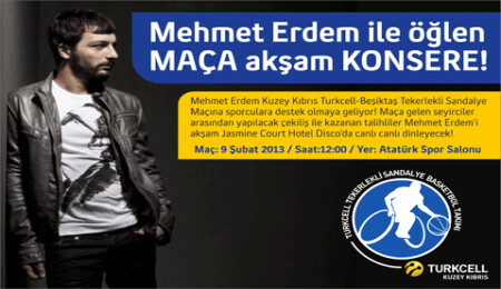 Engelsiz basketçileri izle, Mehmet Erdem konserine davetiye kazan