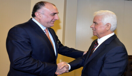 Cumhurbaşkanı Eroğlu Katar Emiri ve Azarbeycan Dışişleri Bakanı ile görüştü