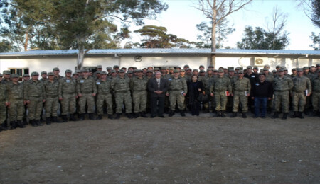 Ersan, Kıbrıs türk Kuvvetleri Alayında konferans verdi