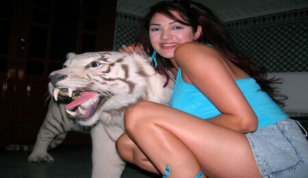 Kaddafi'nin gelini yine dehşet saçtı: Hepinizi ezerim