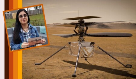 NASA'nın Mars'a göndereceği helikoptere ismini lise öğrencisi verdi