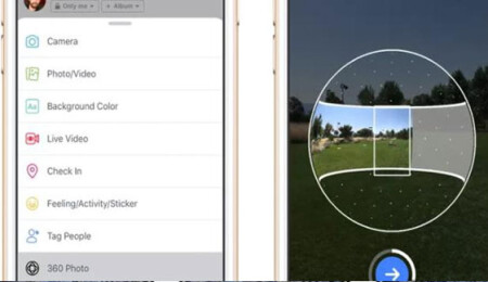 Facebook'a 360 derece fotoğraf çekme özelliği geldi