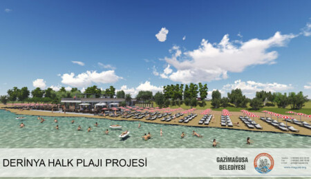 Gazimağusa Belediyesi Derinya Halk Plajında deniz sezonu açıldı