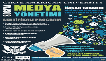 GAÜSEM'den 'Sosyal Medya Yönetimi' kursu