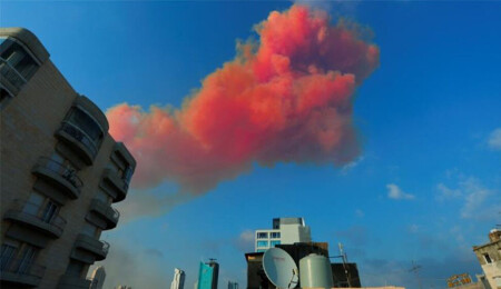 Patlama nedeniyle oluşan zehirli gazlar "adaya ulaşmadı"