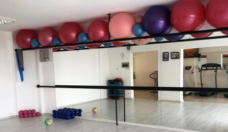 Girne'de kadınlara özel spor salonu...