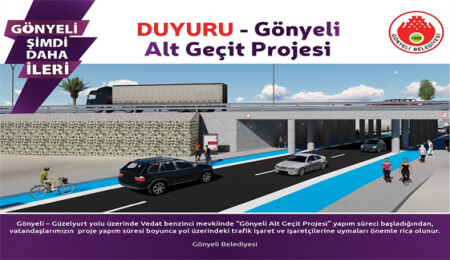 Gönyeli Alt Geçit Projesi yapım süreci başladı