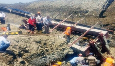 Edirne'deki baraj inşaatında işçiler göçük altında kaldı!