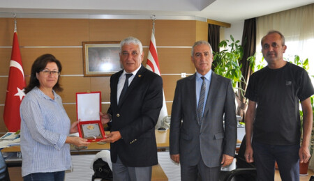 Güzelyurt TMK ve kardeş okulu Antalya Adem Tolunay Anadolu Lisesi Özçınar'ı ziyaret etti