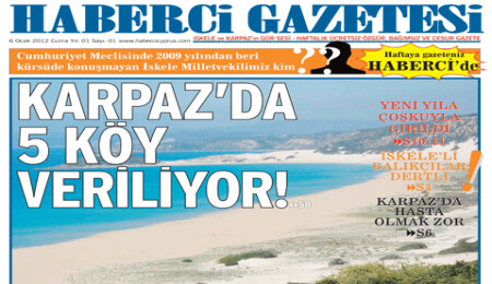 İskele ve Karpaz'ın Gür Sesi-Haberci Gazetesi çıktı!