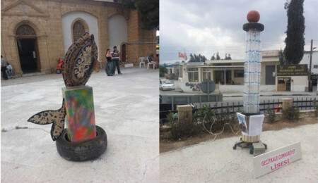 Eğitim Vakfı'nın düzenlediği "Atıklardan Heykel Yapma Yarışması" yapıldı