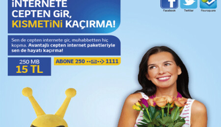 "İnternete cepten gir, özgürce paylaş"