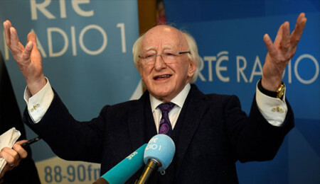 İrlanda'da Higgins yeniden cumhurbaşkanı