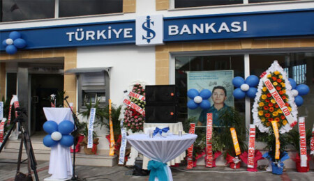 İş Bankası'nın Akdoğan Şubesi açıldı