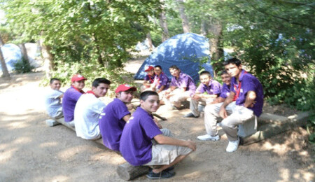 Kıbrıslı izciler Ümraniye'deki izci kampına katıldı