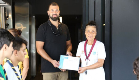 "Kasap Döner"den anlamlı sponsorluk