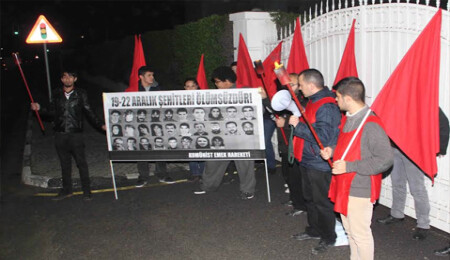 Komünist Emek Hareketi: "Kahrolsun 19 Aralık Faşizmi! F Tipi Zindanları Kapatılsın!"