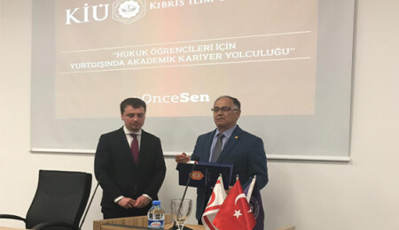KİÜ'de "Hukuk Öğrencileri İçin Yurt Dışında Akademik Kariyer Yolculuğu" konferansı gerçekleştirildi