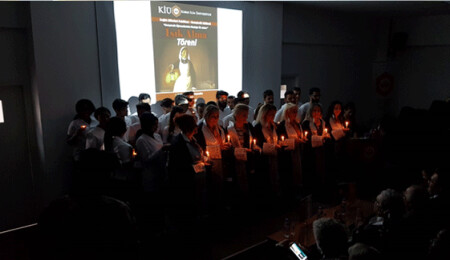 KİÜ Hemşirelik Bölümü öğrencilerinden “Işık Alma Töreni”