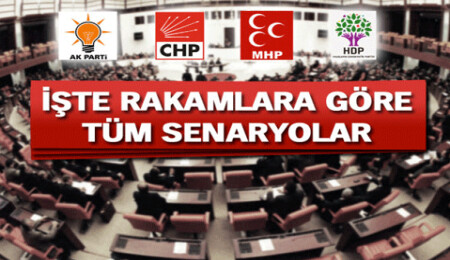 İşte Türkiye'deki koalisyon ve hükümet senaryoları