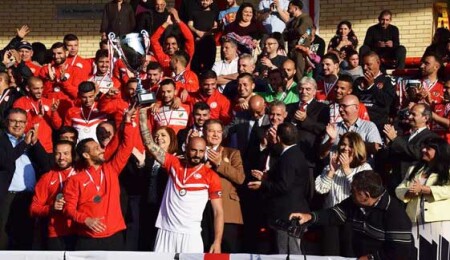 KKTC Milli Takımı  Londra Türk Toplumu Futbol Federasyonu'nu 4-0 mağlup etti