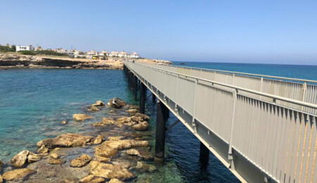 Lapta Sahil Yürüyüş toplam 5 milyon 400 bin TL harcanarak iki etapta tamamlandı