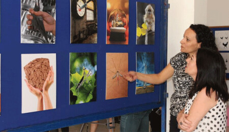 LAÜ'de "Sanat ve İletişim Sergisi" açıldı