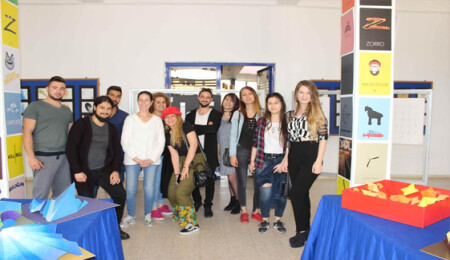 LAÜ'de "Sanat ve İletişim Sergisi" açıldı