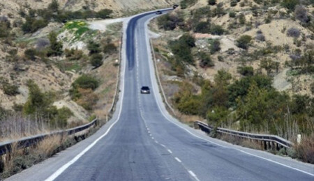 Lefkoşa - Girne dağ yolunu kullanacak araçlar için azami hız 45 km/saat ile sınırlandırıldı