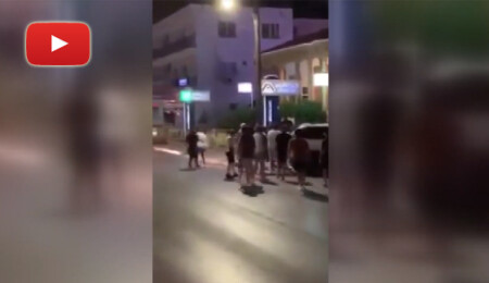 Lefkoşa'da çıkan kavganın görüntüleri ortaya çıktı