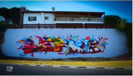 Lefke’ye üç duvar resmi