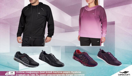 Kaliteli ve kullanışlı spor giyim ürünler Lescon'da!