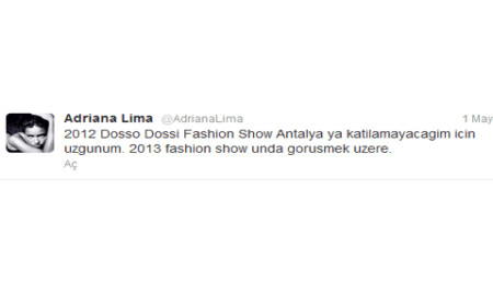 Adriana Lima'dan Türkçe açıklama