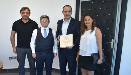 LTB Başkanı Harmancı Alanya Belediye Tiyatrosu’nu kabul etti