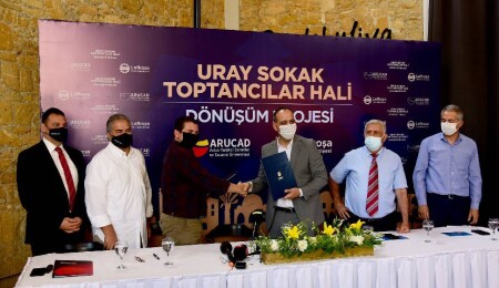 LTB ile ARUCAD arasında ‘Uray Sokak Toptancılar Hali Dönüşüm Projesi’nin hayata geçirilmesine yönelik sözleşme imzalandı