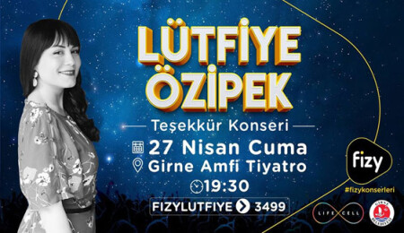 Lütfiye Özipek, Girne'de 'teşekkür konseri düzenleyecek